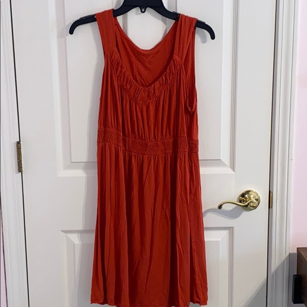 ORANGE CALVIN KLEIN DRESS